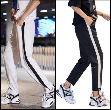 กางเกงวอร์ม แต่งแถบข้าง