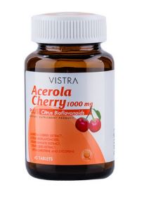 Vistra Acerola Cherry 1000มก 45เม็ด