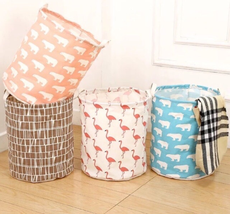 ตระกร้าผ้า เอนกประสงค์พับเก็บได้