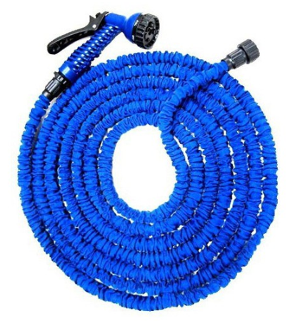 สายยางยึดหดอัตโนมัติ พร้อมหัวฉีด ยาว 15 เมตร