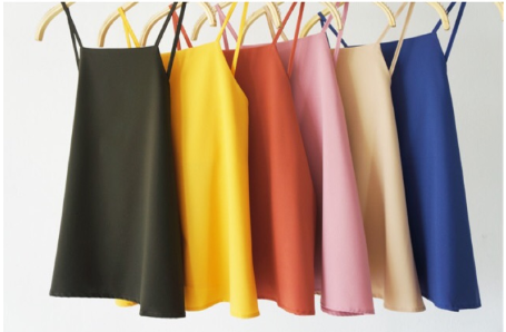 สายเดี่ยวคอเหลี่ยม